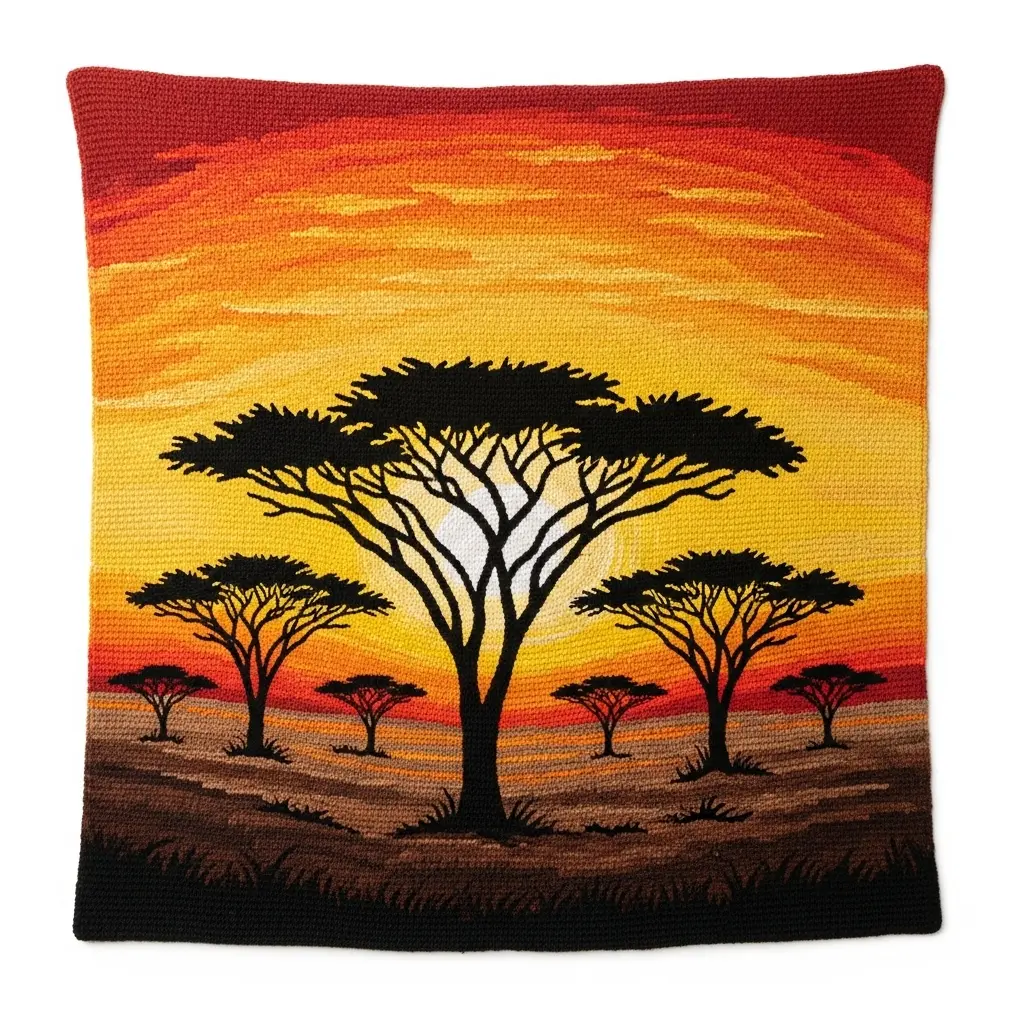 Woven Raffia Wall Hanging Tapestry