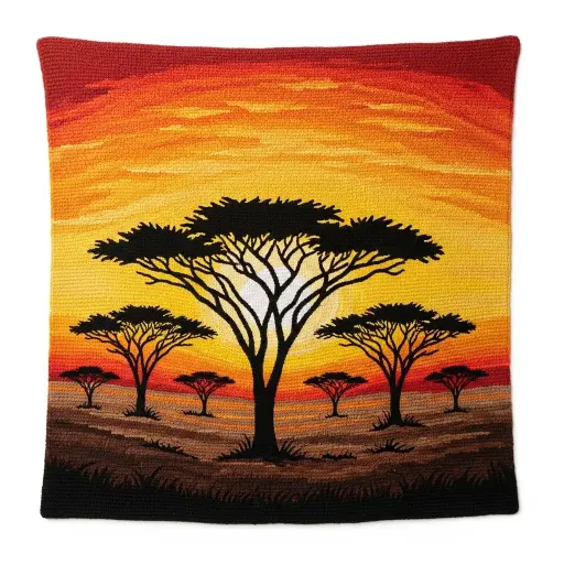 Woven Raffia Wall Hanging Tapestry