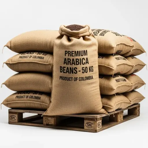 Premium Arabica Beans - 50kg ( Colombia)
