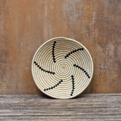 Rwanda sisal basket bowl