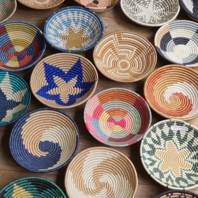 Hand Woven Basket Bowls Kenyan Craft