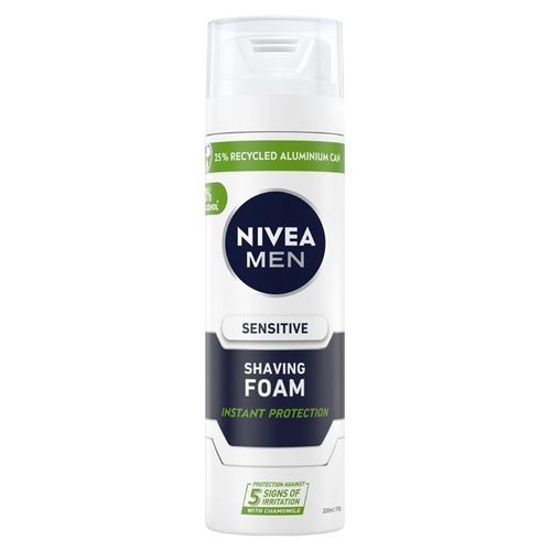 NIVEA Men Sensitive Shaving Foam Instant Protection 200ml (UK Origin)
